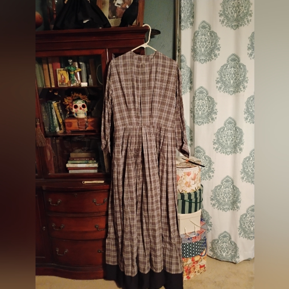 Civil War camp dress reenactment Victorian.  Period correct.